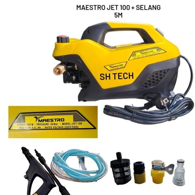 JET CLEANER MAESTRO JET 100 JET100 MESIN STEAM CUCI MOBIL AC INDUKSI
