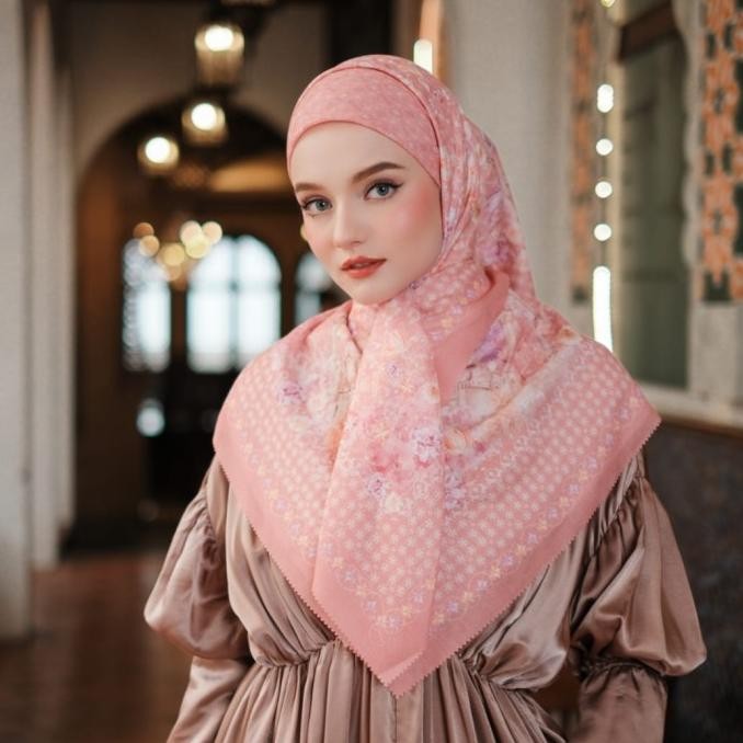 Radwah Series - Adeola Scarf - Candle Light Peach
