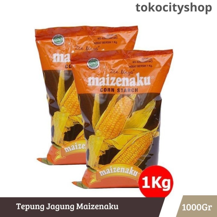 

Tepung Maizena 1kg / Corn Starch Maizenaku / Tepung Pati Jagung