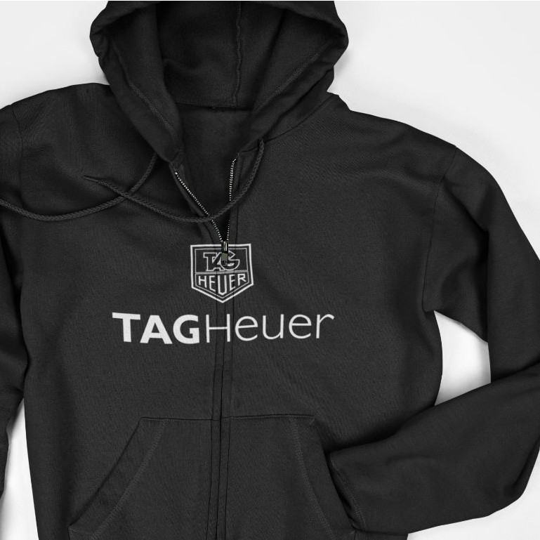 Jaket Hoodie Zipper - TAG Heuer Logo