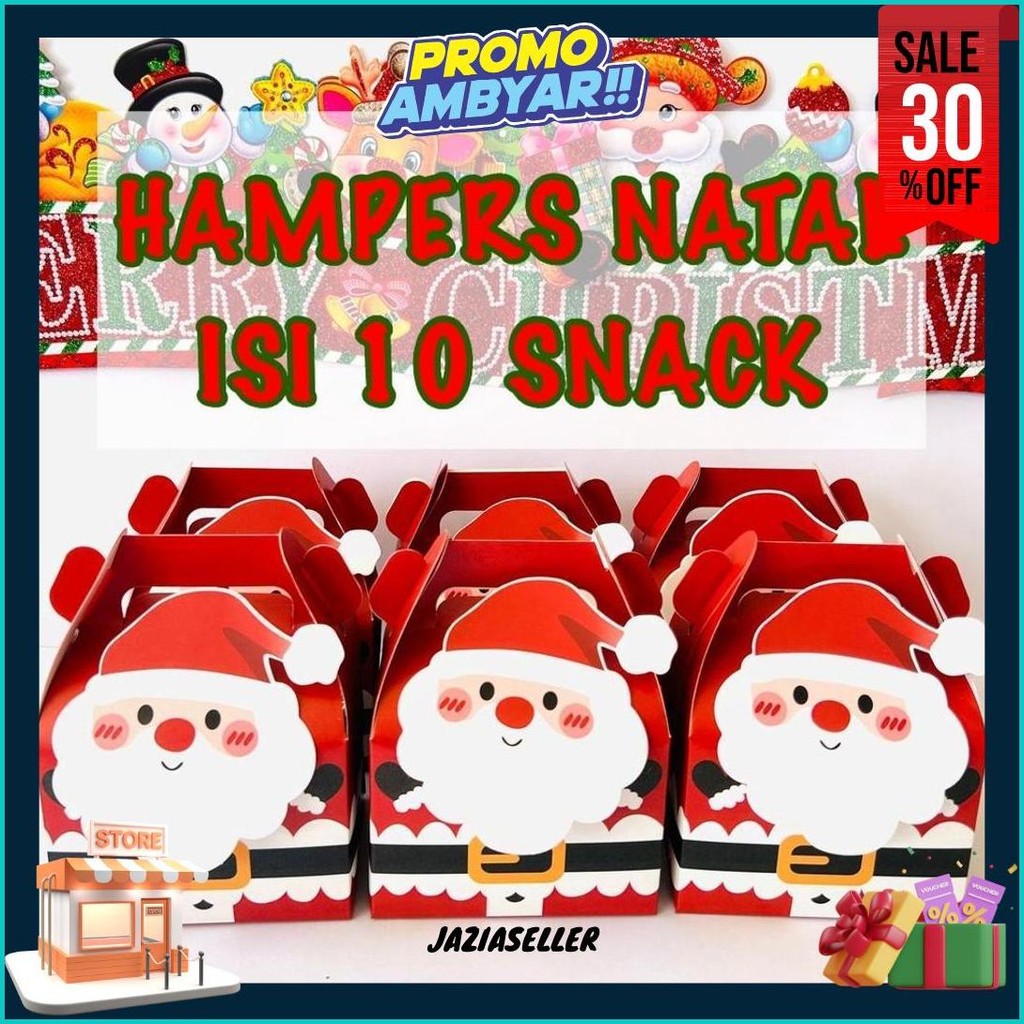 

Poohstation Psnck16 Paket Snack Natal/ Hampers Merry Christmas/ Hampers Anak/ Souvenir Natal/ Bingkisan Merry Christmas Kilat