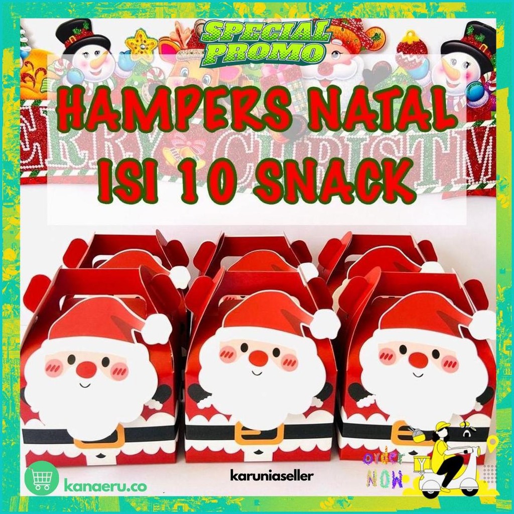 

Poohstation Psnck16 Paket Snack Natal/ Hampers Merry Christmas/ Hampers Anak/ Souvenir Natal/ Bingkisan Merry Christmas Kilat
