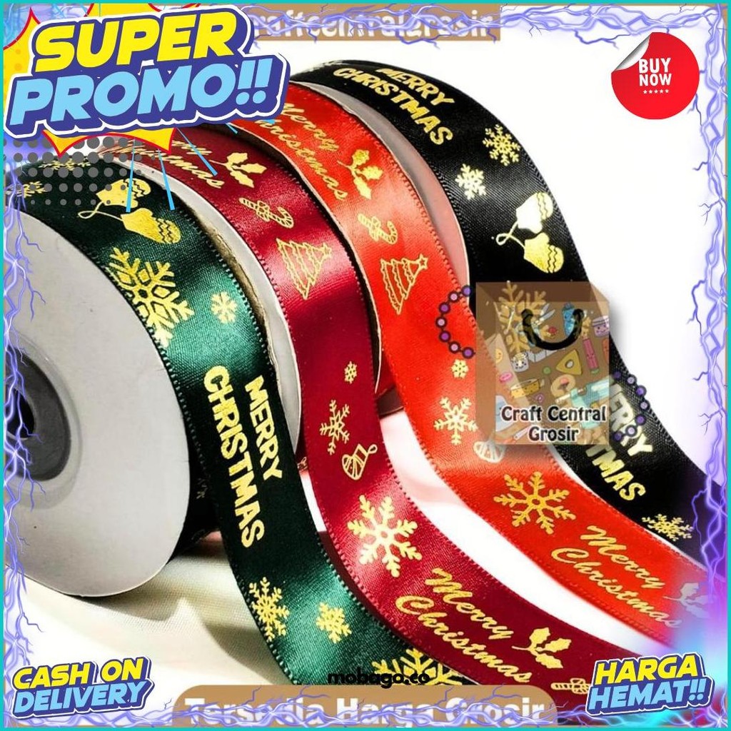 

Pita Natal/ Pita Satin Natal Per Roll 20 Yard Part I Diskon