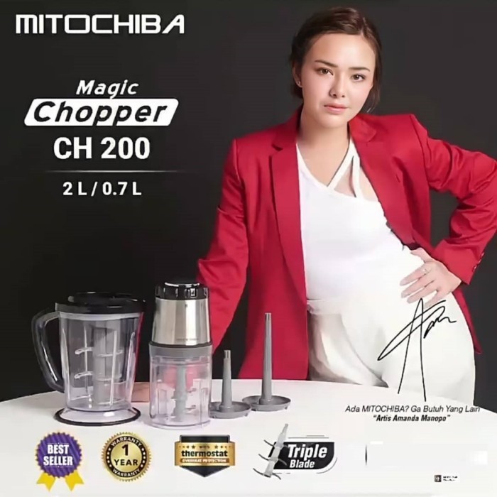 MITOCHIBA CH200 Blender - CH 200 Penggiling Daging Bumbu