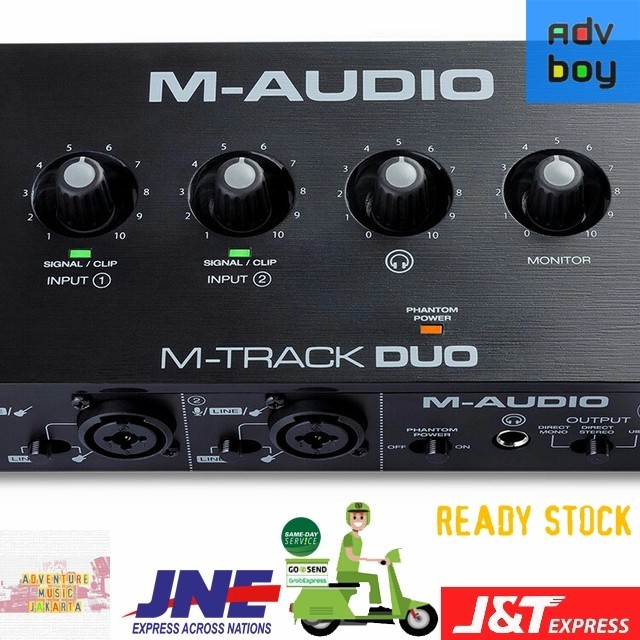 Ready M AUDIO M TRACK DUO Soundcard Audio Interface M-Audio M-Track Duo