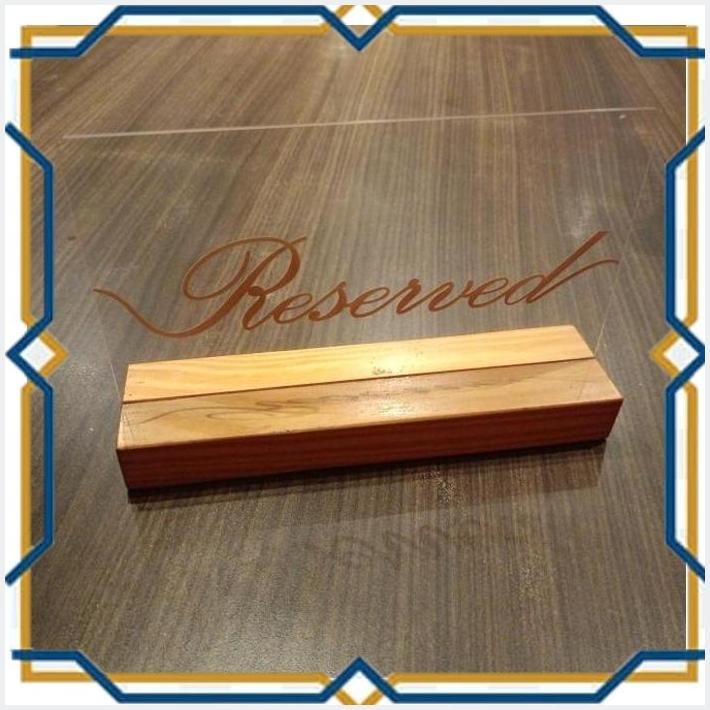 [LAP55] RESERVED RESERVASI MEJA RESTORAN BEKAS