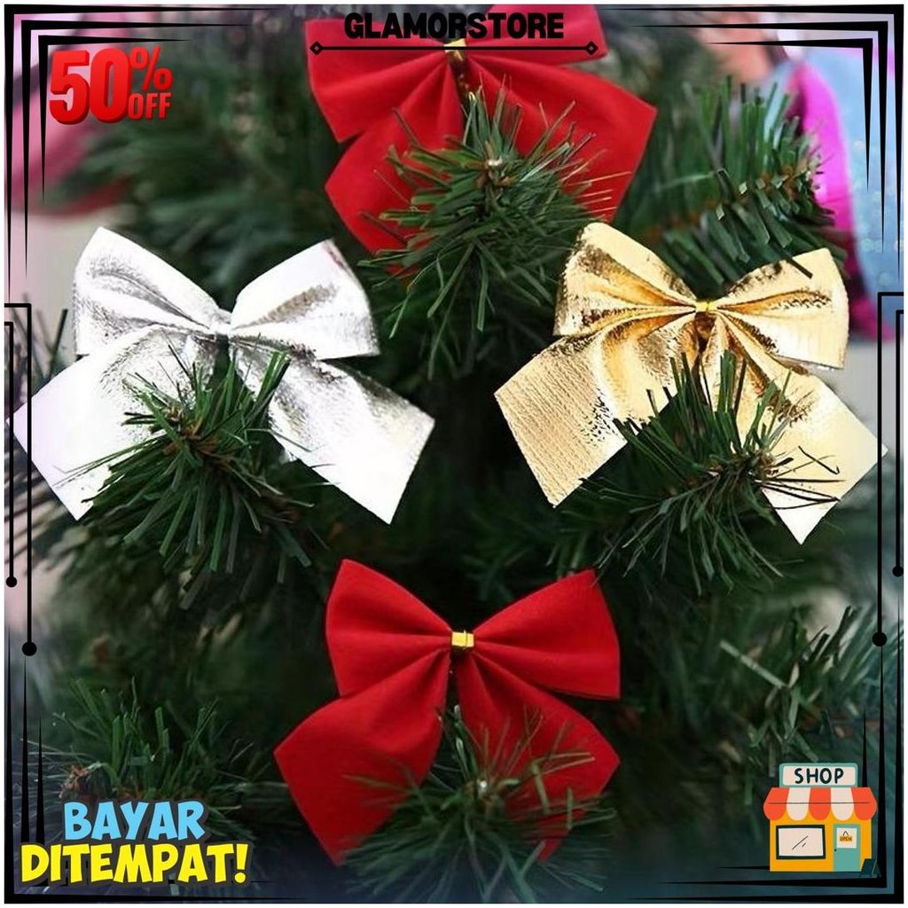 

Pita Pohon Natal - Dekorasi Hampers Natal - Hiasan Gantungan Pita Lonceng Pohon Natal Bisa Untuk Hampers Gift Box D Promo 11.11 D Terlaris