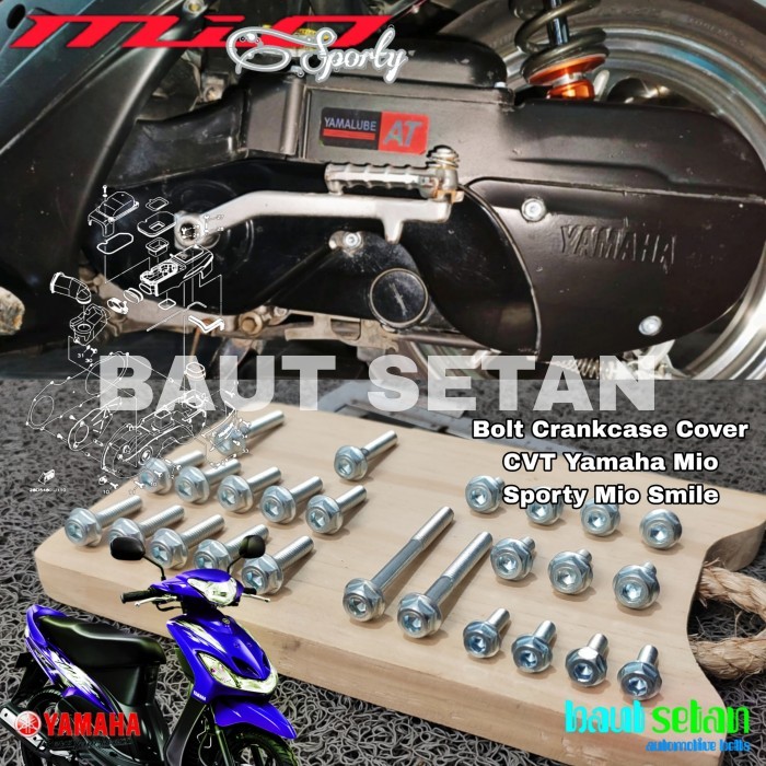 

Baut Blok CVT Mio Sporty Mio Smile (Mode Dua Kunci) 2003-2013