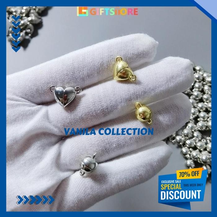 10 PASANG MAGNET GELANG COUPLE / MAGNET BOLA SEPASANG / BALL MAGNETIC AKSESORIS UNTUK GELANG MAGNETI