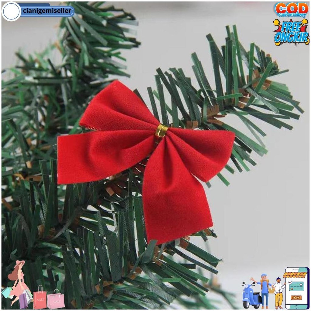 

Hiasan Pita Natal Isi 12 Dan 6 Dekorasi Pita Kado Parcel Hampers Grosir D Sale