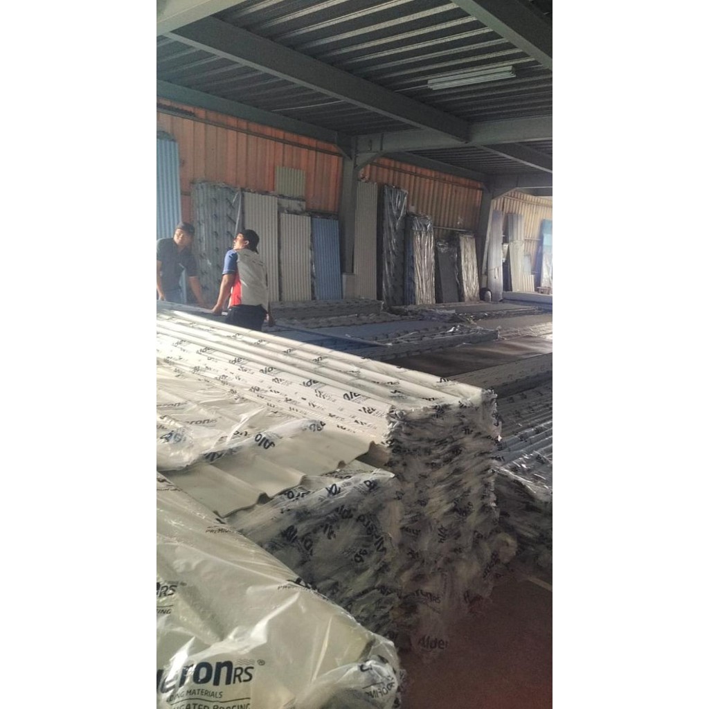 ALDERON RS TRIMDECK ATAP UPVC SINGLE LAYER ROOFING GENTENG TKY