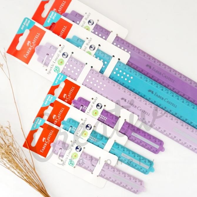 

Faber Castell Penggaris Sparkle Break Resistant Ruler 15 30 Cm