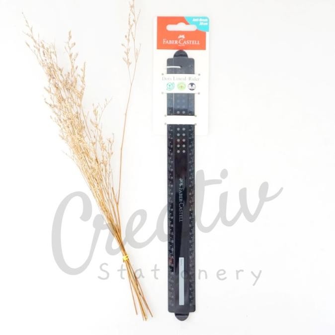 

BEBAS ONGKIR - Faber Castell Penggaris Dots Break Resistant Ruler 15 30 Cm