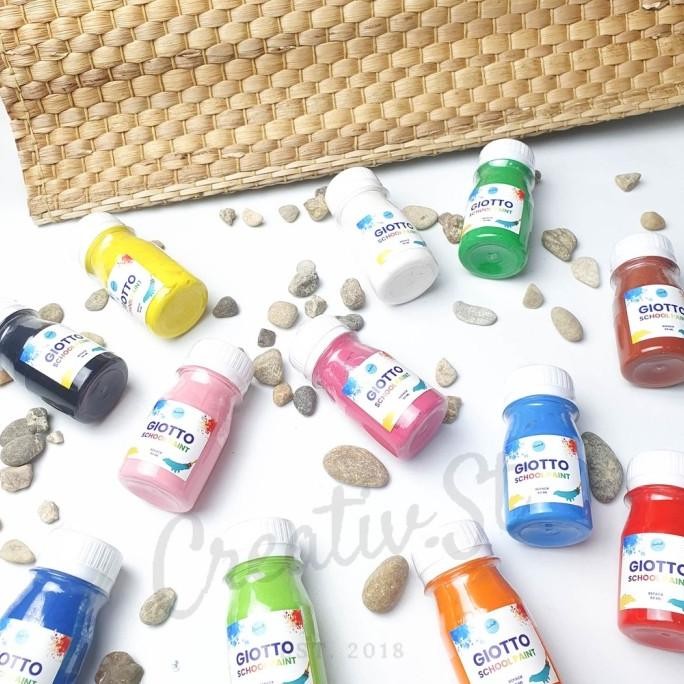 

TERBARU - Giotto Washable School Paint 80 ML Cat Lukis Anak Gambar