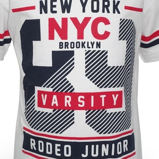 Tshirt / Kaos Anak Laki White / Putih Rodeo Junior Nyc