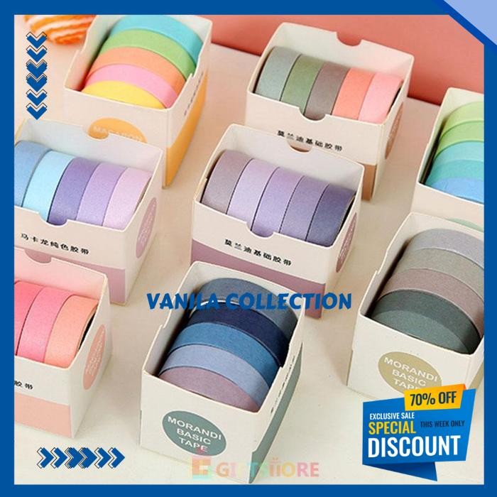 

MASKING TAPEWASHI TAPE DIY SCRAPBOOKING DIARY KERTAS STIKER ROLL LUCU PEREKAT KERTAS DIARY DIY -GS TERBARU