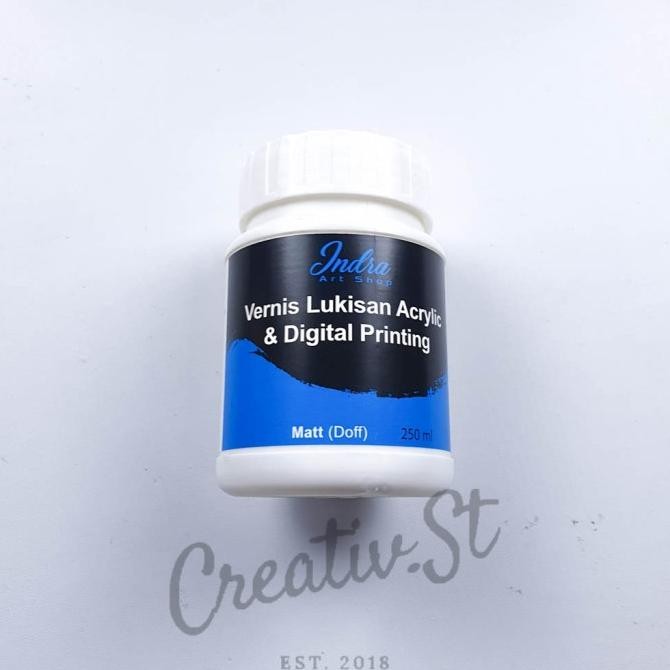 

BEBAS ONGKIR - Cat Varnish Acrylic Clay Vernish Lukis Doff Glossy 250 ml