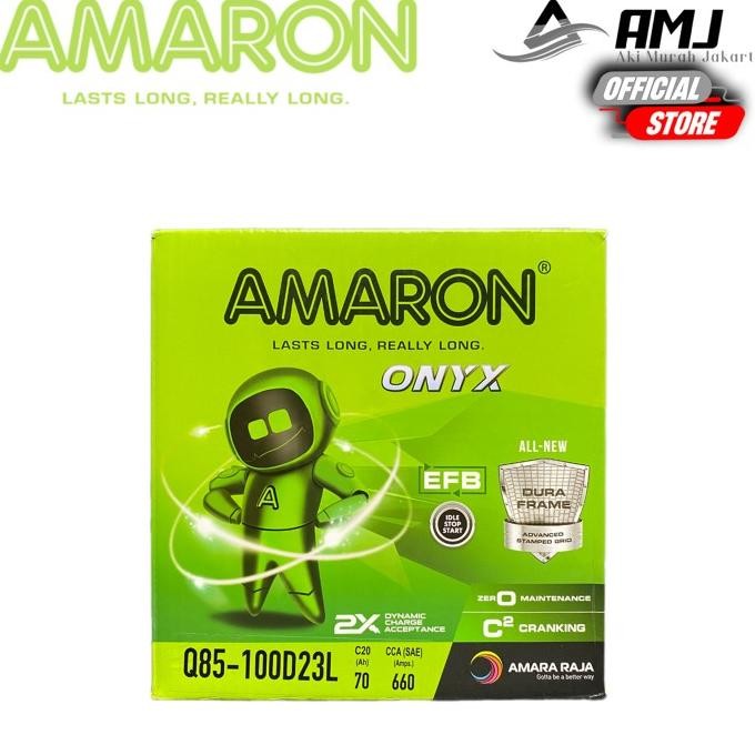 Aki Mobil Mazda 2 Skyactive Q85 / 90D23L Amaron Hi-Life 12V / 65Ah Diskon
