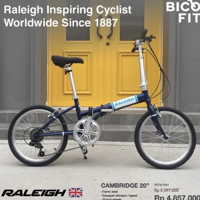 Sepeda Lipat Merk Raleigh Type Cambridge 20"