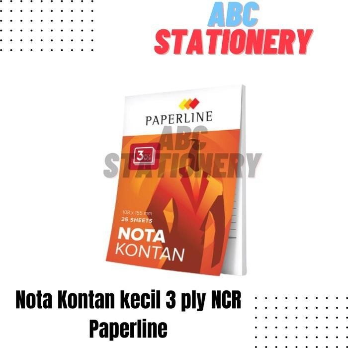 

Nota Kontan Kecil 3 Ply Ncr Paperline (Kelipatan 10 Buku)