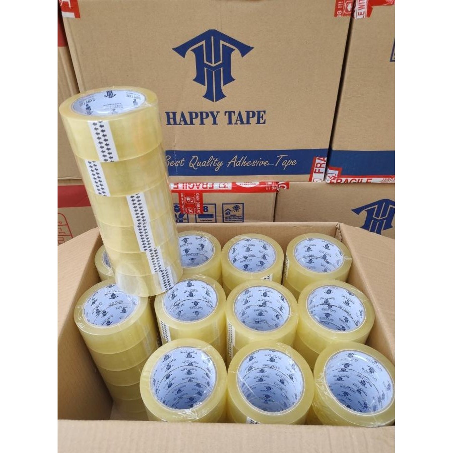 

TERMURAH - lakban bening/coklat 48mm x 90 yard setara daimaru