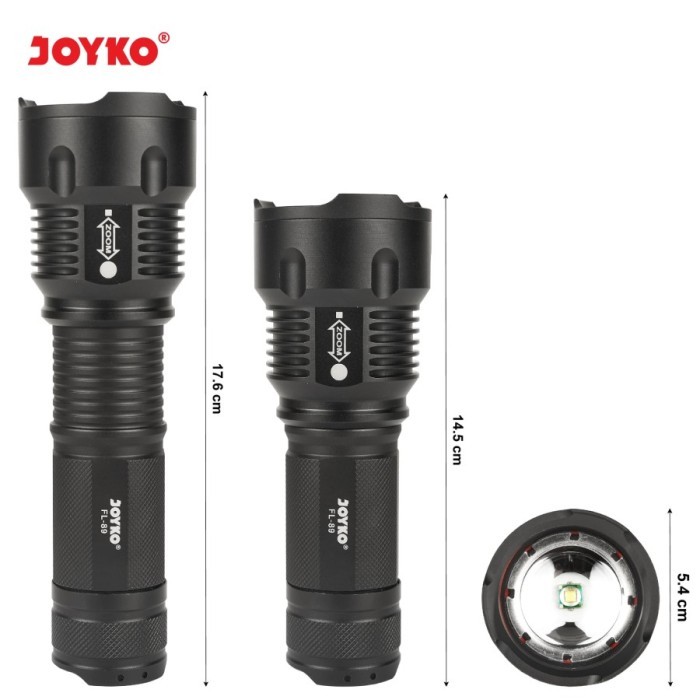 

PROMO SENTER LED JOYKO FL-89 / FLASHLIGHT SENTER SWAT TERANG JOYKO LED FL89
