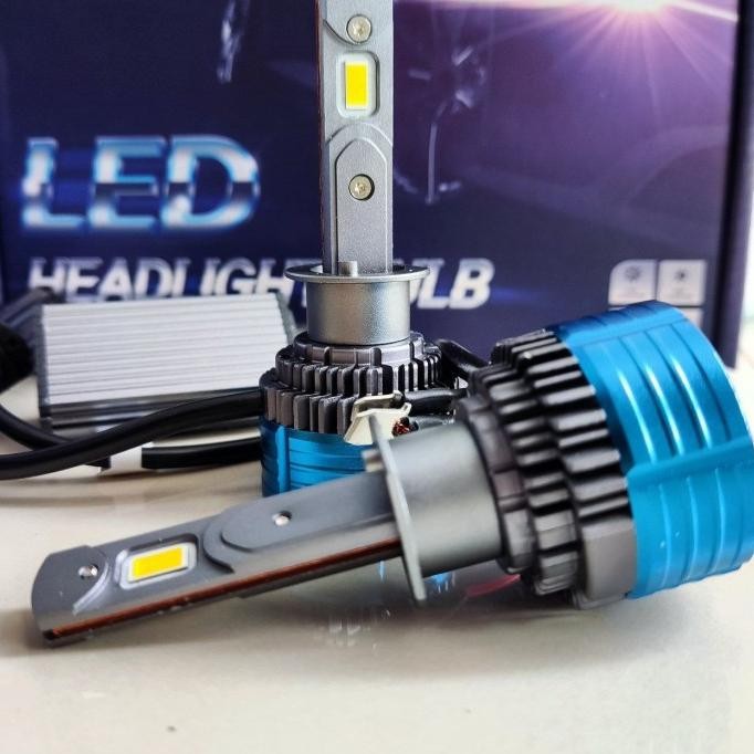 Lampu Led H4 / H11 / H16 4300K Kuning Warm White 55Watt All Season New