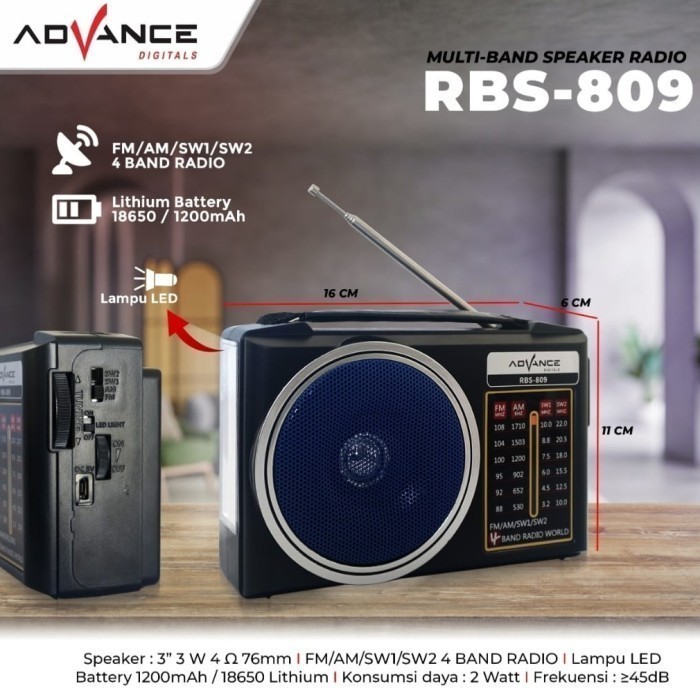 ~@~@~@~@] Radio speaker portable Advance 809