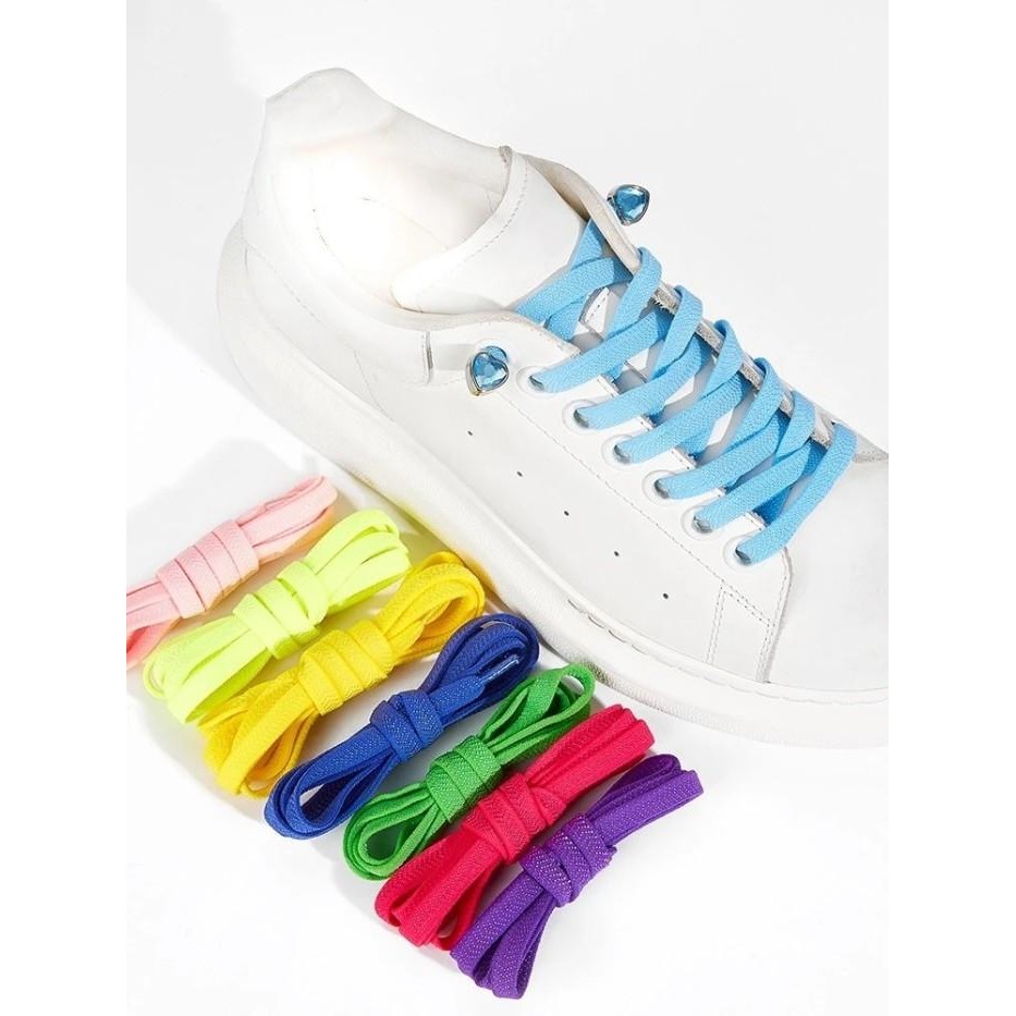 Tali Sepatu Elastis Lock Heart Diamond