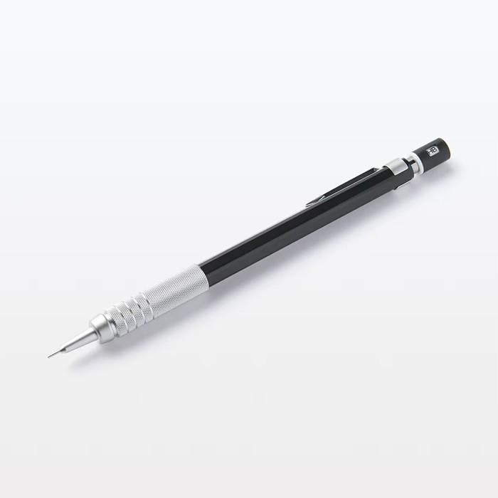 

Muji Low Center Gravity Mechanical Pencil 0.3Mm / 0.5Mm Black - Pensil Mekanik / Cetek