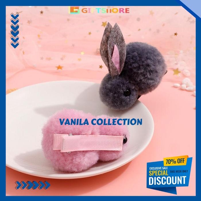 [READYSTOCK]KELINCI KECIL YANG LUCU AKSESORIS RAMBUT JEPIT RAMBUT MEWAH TIGA DIMENSI YANG LUCU HIASA