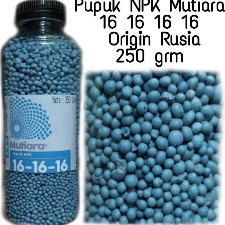 Pupuk NPK Mutiara Kemasan Botol 250gr