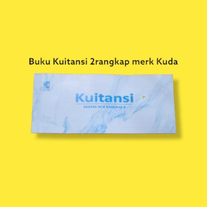 

$+$+$+$+] Buku Kuitansi 2 rangkap merk Kuda / Kwitansi