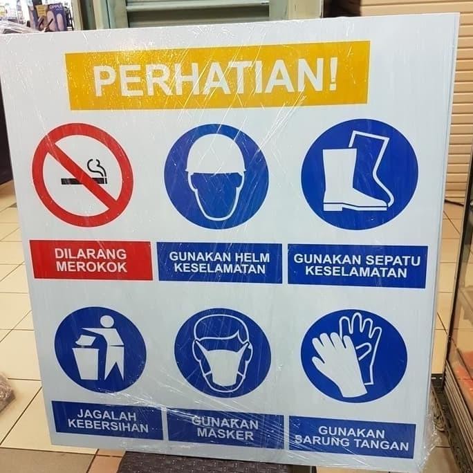 

SIGN PLAT K3 RAMBU SAFETY PPE PERSONAL PROTECTIVE EQUIPMENT 60X65CM
