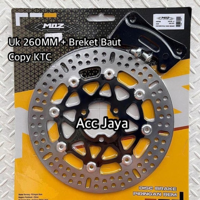 TERBARU - Piringan Cakram Disc Lebar Besar 260MM Motor Mio J / Mio M3 Lubang 3