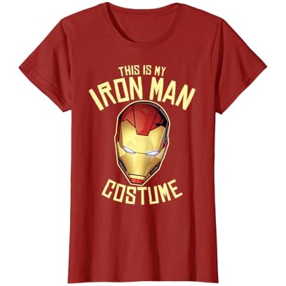 Kaos Halloween Marvel Iron Man This Is My Costume |Jqb8u2qX|