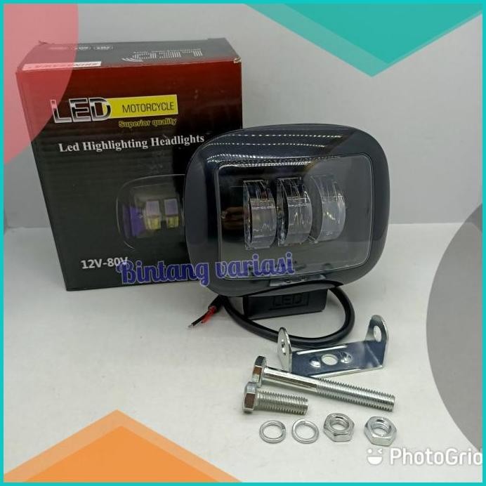 Lampu Daymaker Mini Kotak - Lampu Tembak Sorot Daymaker Lensa 4D 11OKT