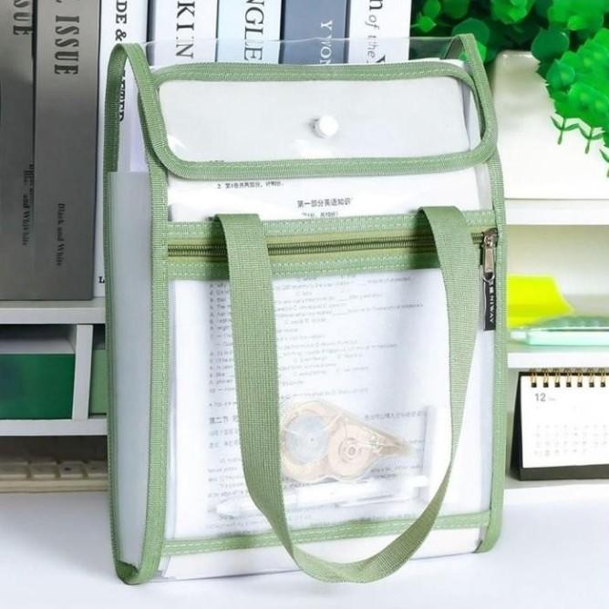 

READY STOK MAP DOKUMEN EXPANDING FILE SCHOOL BAG 12 POCKET TAS JINJING TRANSPARAN READYY