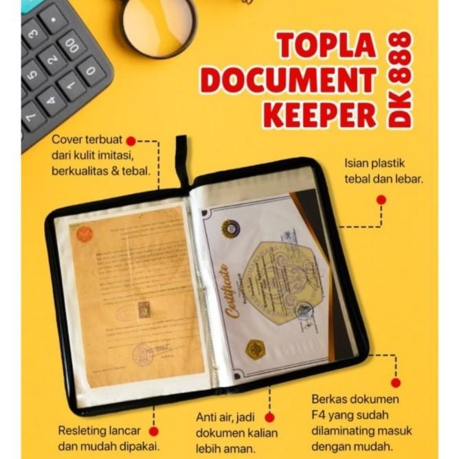 

READY!! TOPLA MAP DOKUMEN KEEPER RESLETING ANTI AIR KULIT 20 TAS FILE