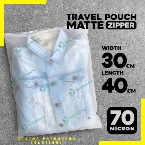 PLASTIK ZIPLOCK / PLASTIK ZIPPER / PLASTIK POUCH BAJU AKSESORIS