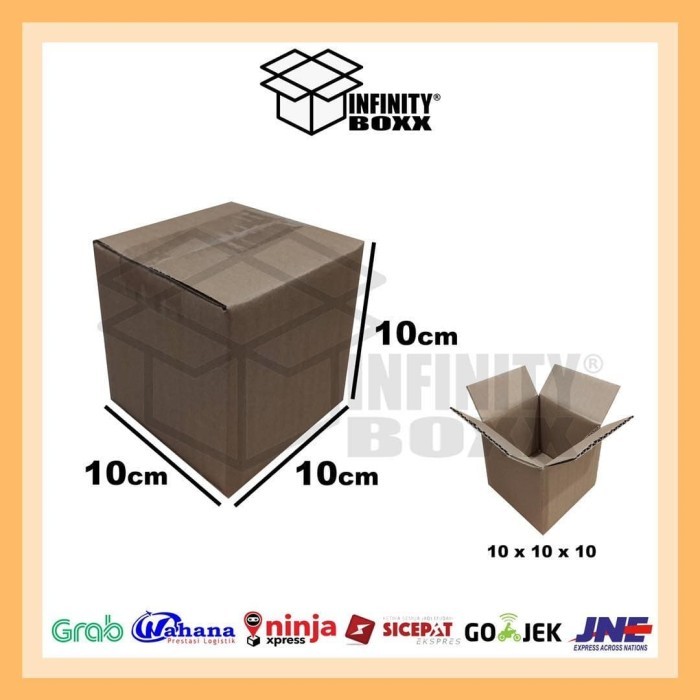 

kardus box luar polos packaging packing 10x10x10 cm