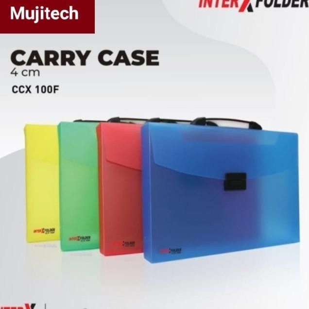 

NEW STOK/ CARRY CASE 4CM SCHOOL BAG TAS DOKUMEN FILE INTERX /NON COD