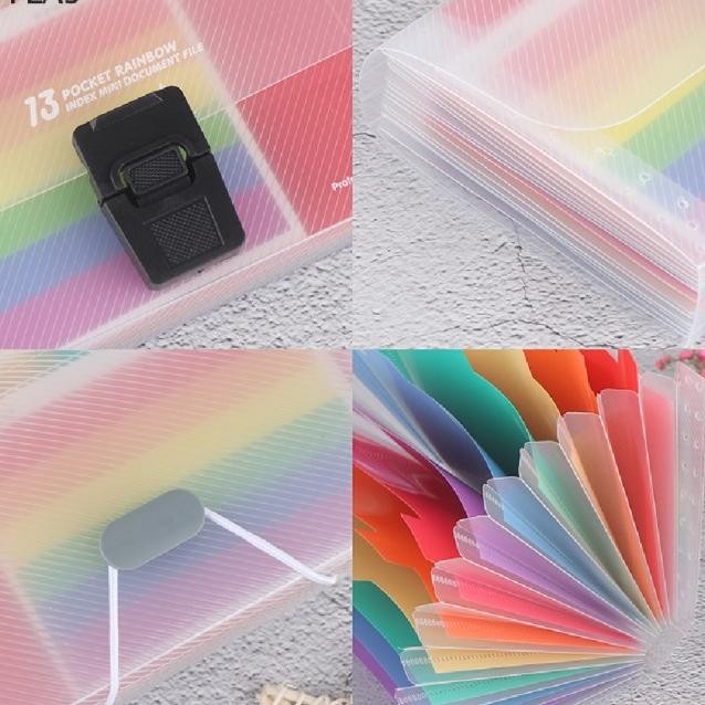 

FL TAS FOLDER ORGANIZER DOKUMEN UKURAN A6 13 LAPIS UNTUK KANTOR