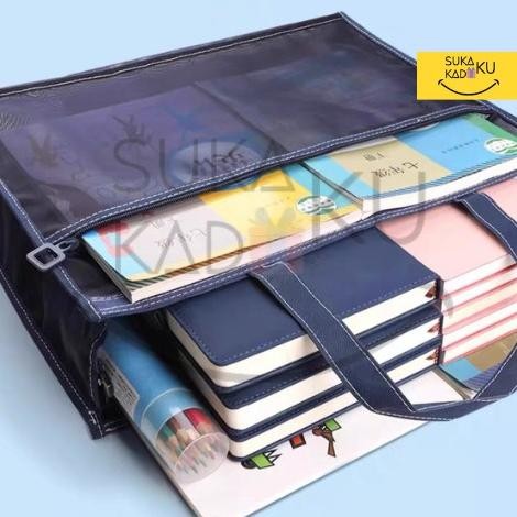 

TAS ZIPPER BAG MESH BAG DOCUMENT MAP ORGANIZER DOKUMEN MAP TEMPAT BERKAS ZIPPER A4 FOLDER ORGANIZER TRANSPARAN