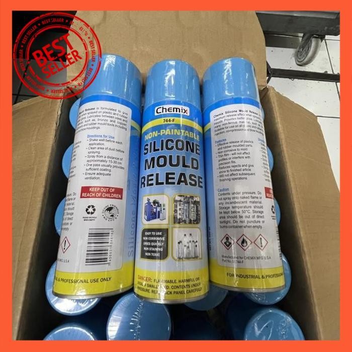 

| SBK | STP SILICONE MOULD SPRAY RELEASE NON PAINTABLE 744-F CHEMIX