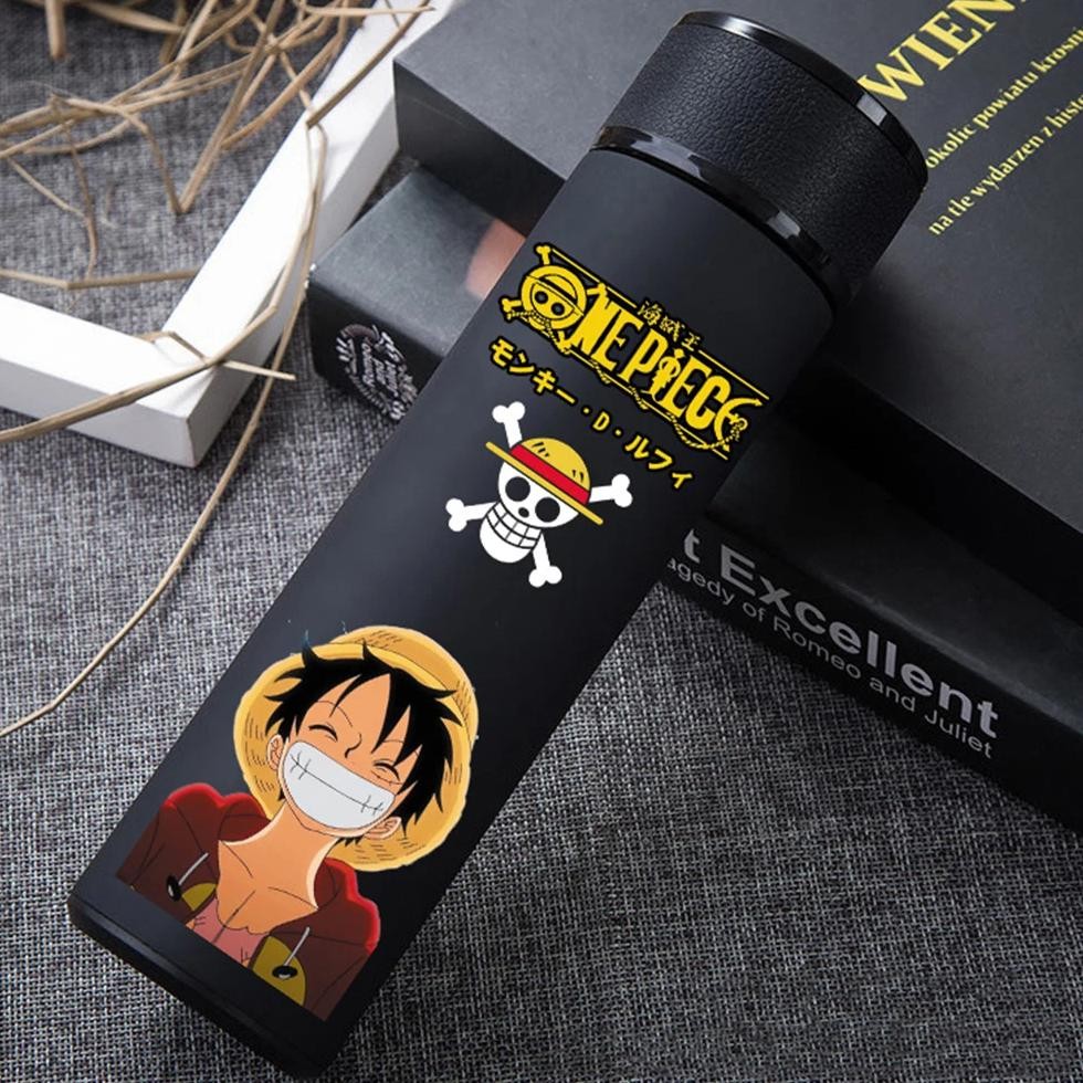 japan anime one piece 304 stainless steel thermos cup cartoon pattern luffy roronoa zoro action figu