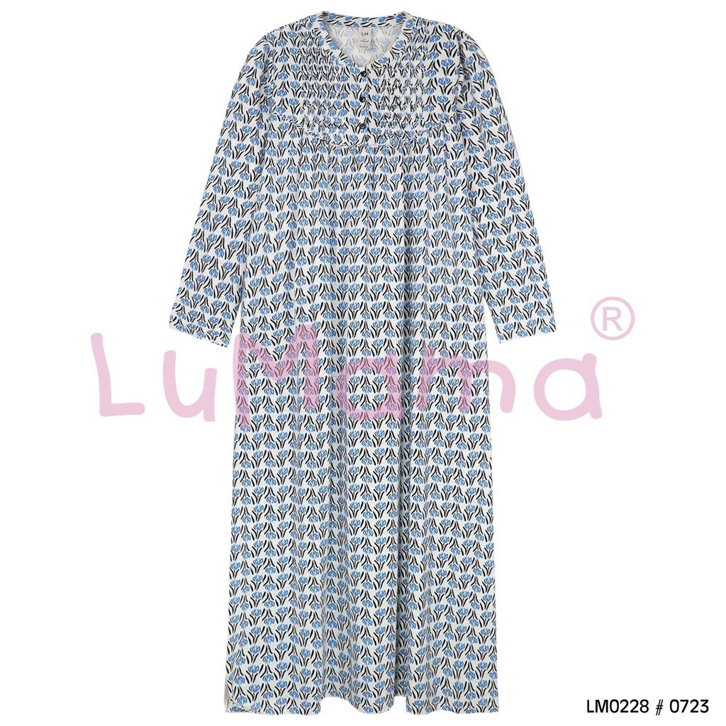 LuMama Daster Gamis Wanita Lengan Panjang / LM0228 0723