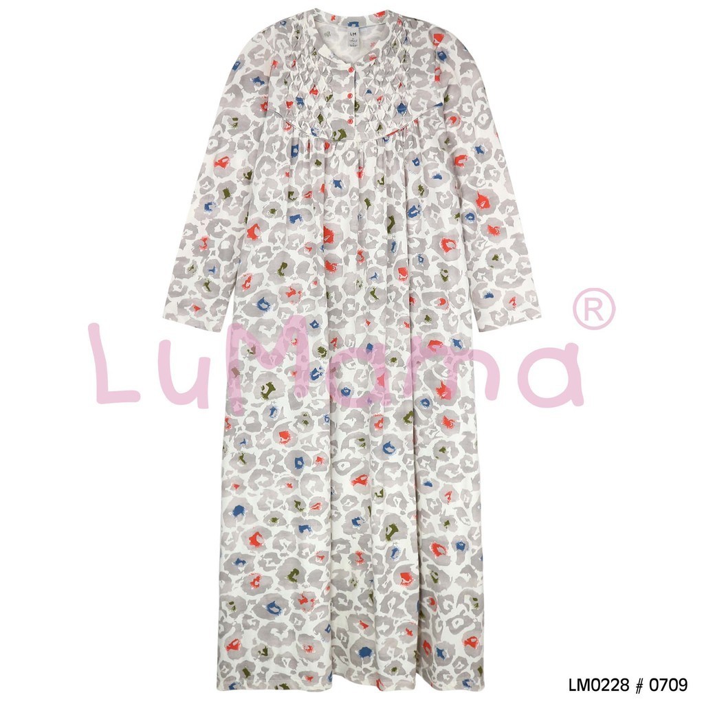 LuMama Daster Gamis Wanita Lengan Panjang / LM0228 0709