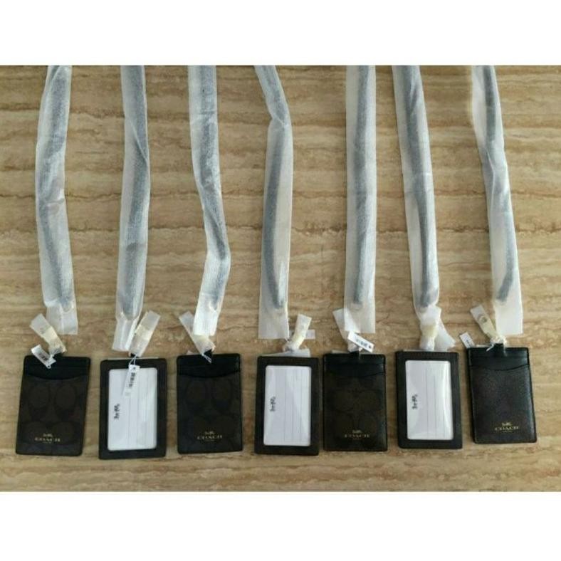 

coachoriginalll lanyard id card merk original name tag.