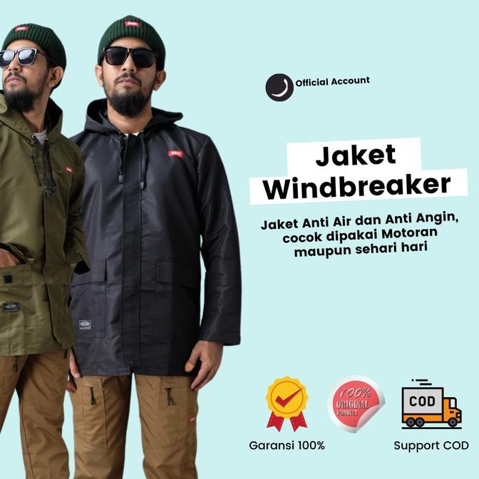 JAKET WINDBREAKER ANTI AIR DAN ANTI ANGIN PRIA ROSAL